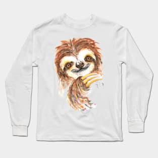 Cute Sloth Long Sleeve T-Shirt